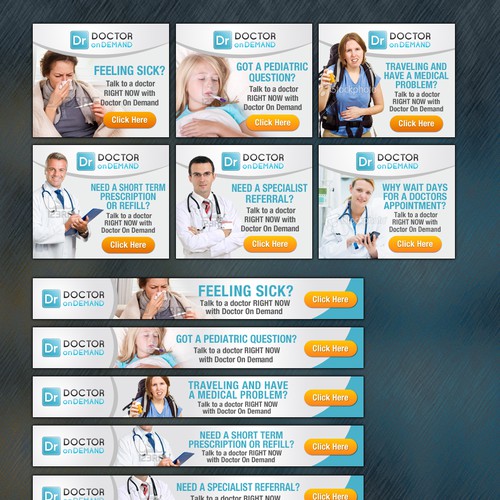 New banner ad wanted for Doctor On Demand Design by Indran