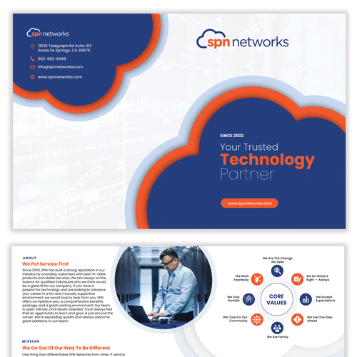 Technology Provider - Company Booklet Brochure Design by AndrewDigger