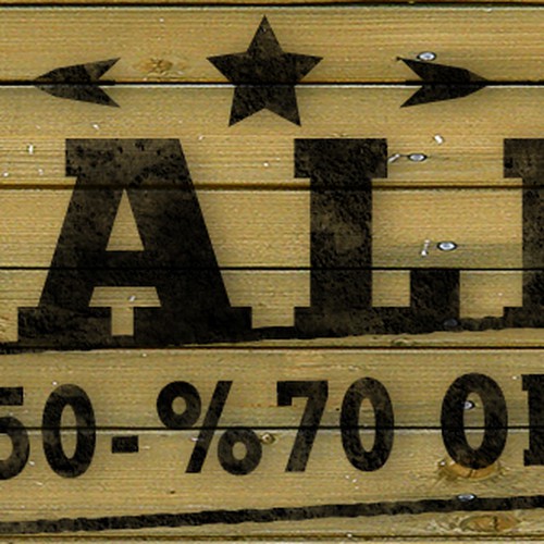 CASUAL STREET WEAR CLOTHING STORE GRAND OPENING SIGN Design by Saharsa