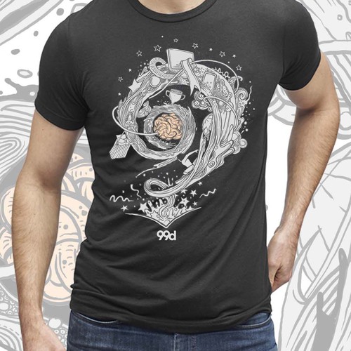 Design our next 99designs Community t-shirt with the new brand! Design by SukArt0en