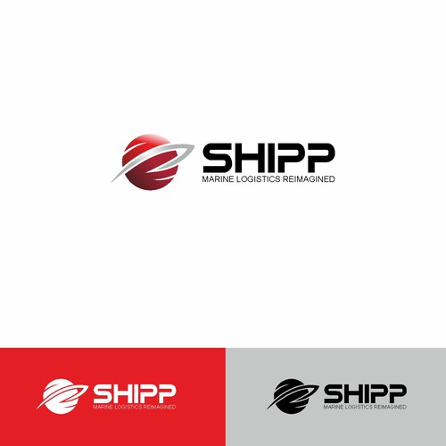 Design a logo that reflects the sophistication and scale of a tech company in shipping Diseño de oedin_sarunai