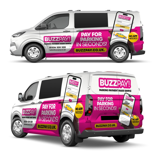 Wrap Design | Buzzpay (Parking Made Easy)