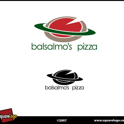 Pizza Shop Logo  Diseño de squarelogo