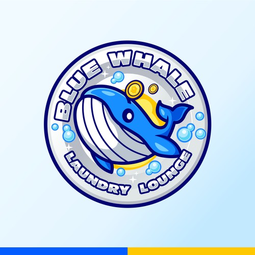 Unleash Your Creativity, Logo Design for "Blue Whale Laundry Lounge" Design by rocketstudio