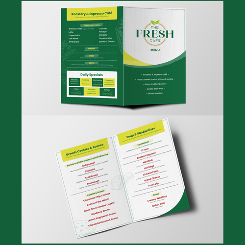 Menú propuesta en el concurso por raerie