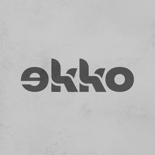 SIMPLE LOGO - ekko Letters then dm after Design by enan+grphx