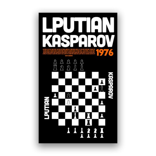 Chess poster theme Design by ERosner