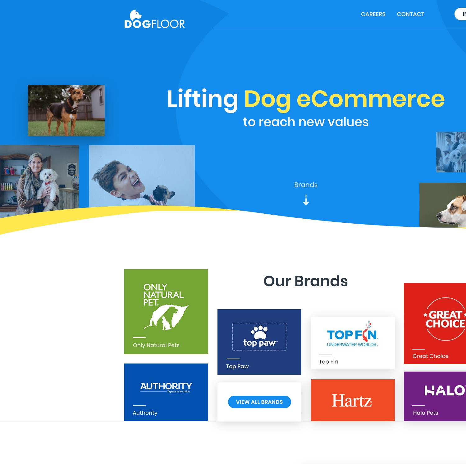 Marketplace logo with the title 'Petcare'