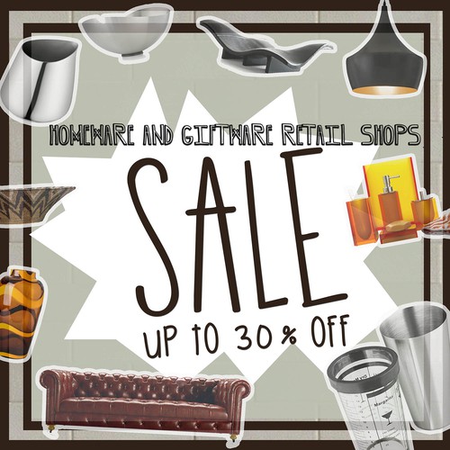 Sales Poster Design for a popular homeware retail shop | Poster contest