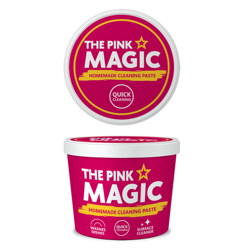 Cleaning paste packaging design Design by Leila Amorim