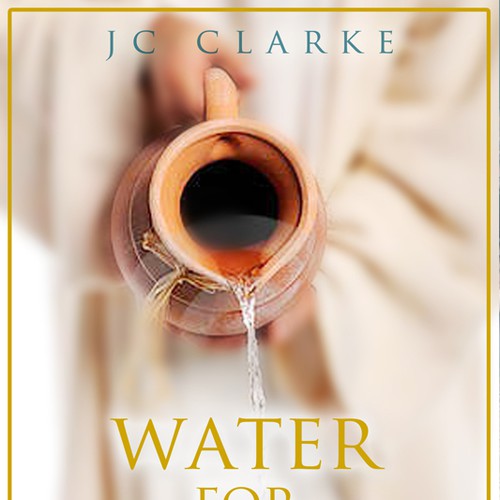 Book cover for "Water for Life" , already had great success with the logo - looking forward to this! Design by rejenne