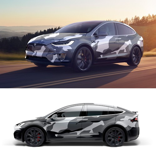 Tesla Model X Design von Stas Aer