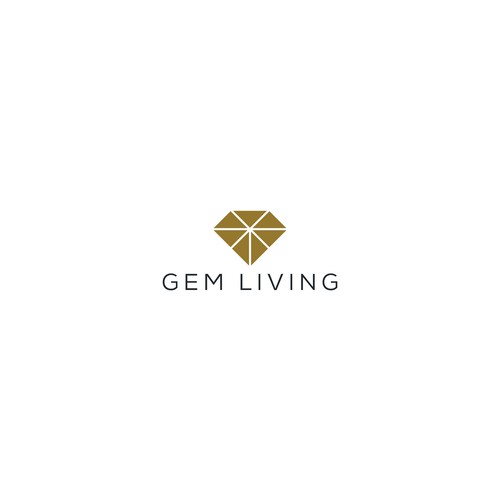 Geometrical, minimalist, modern brand design for Gem Living Design by Mittpro™ ☑