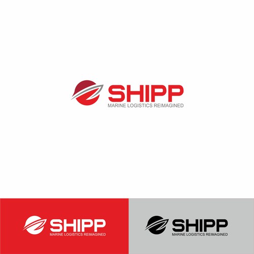 Design a logo that reflects the sophistication and scale of a tech company in shipping Diseño de oedin_sarunai