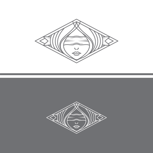 Fortuna Goddess Logo for Luxury French Jewelry House Design by Tanja Mitkovic