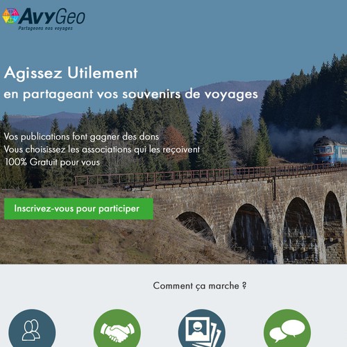 Landing page design contest entry by AnnKri
