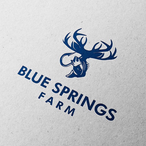 Logo for our Der hunting and bass fishing recreational farm Design by Zlajks