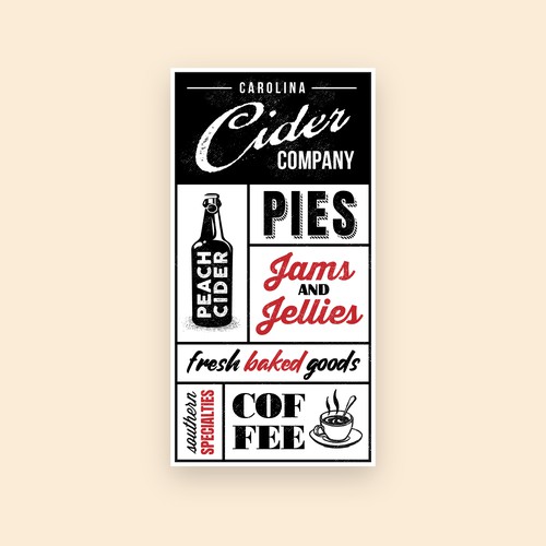 Vintage Country Store Sign for Famous Location Design by Undercover Design