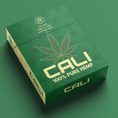 Hemp Cigarette Pack Preliminary Design-ontwerp door ogiedesign™