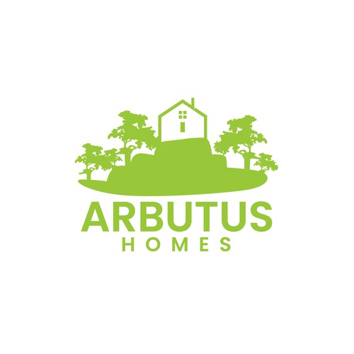 Design di Real estate company needing a powerful logo showcasing an Arbutus Tree silhouette with a home beside, include a mountain di Rekker