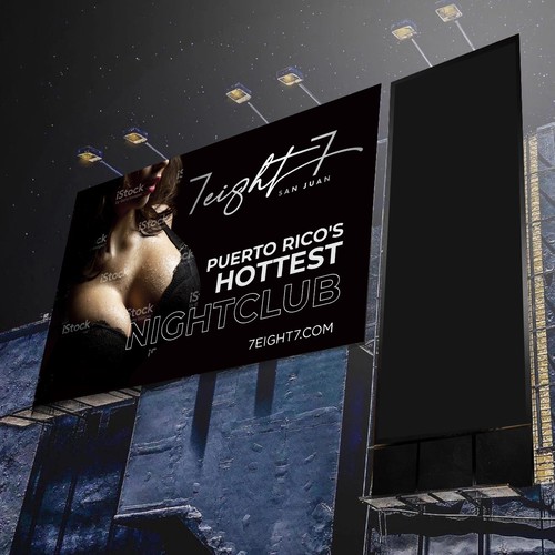 Billboard for a Nightclub and Gentlemen’s Club Design von Sketch Media™