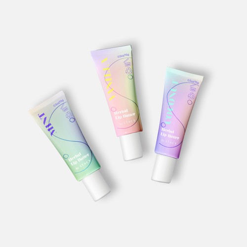 Design A minimal, edgy & unique ombre lip balm to stand out.  (vanilla) por Neda Mamo