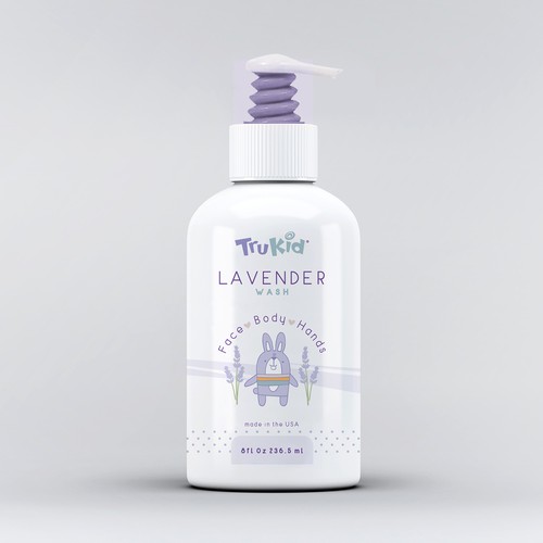 Design a simple, modern, soothing product label for a kids skincare product! Design by tachimaR