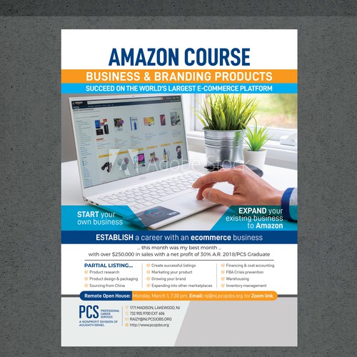 Amazon Business and Branding Course Ontwerp door inventivao