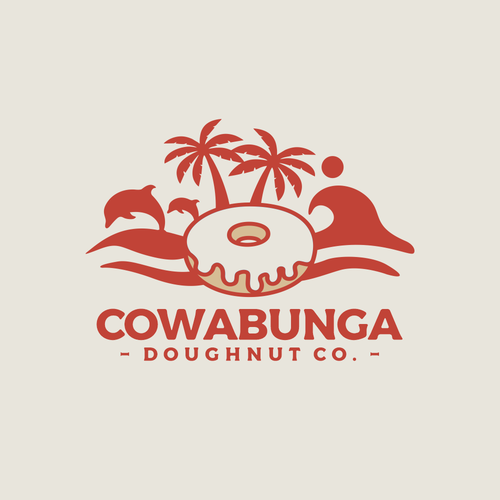 Designs | Cowabunga Doughnts co. Logo | Logo design contest