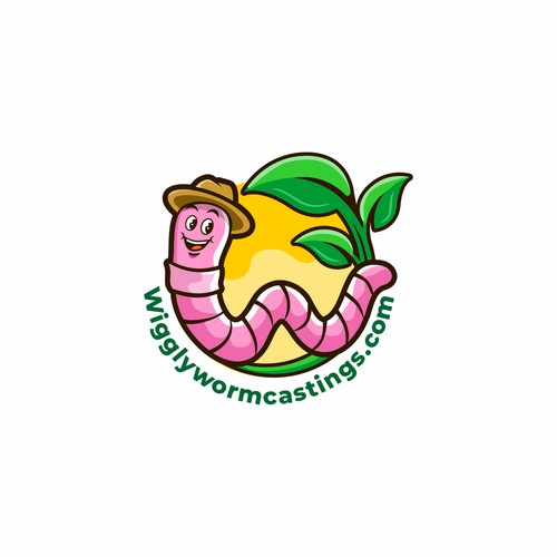 Logo design for worm farm Design by limawaktu studio