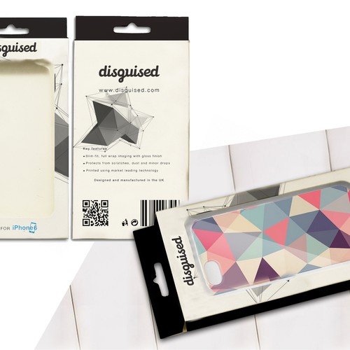 Create modern & stylish phone case packaging for high-end phone case company "disguised" Design by giuls.t