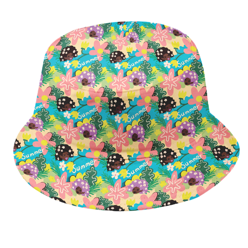 Bucket Hat Designs for Girls (black culture theme) Design by Volha_Petra