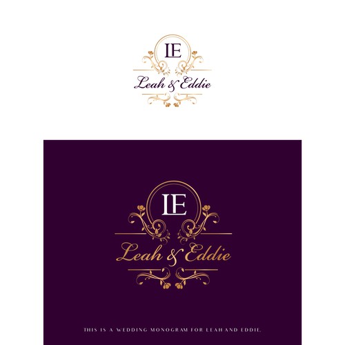 Wedding Monogram Logo Design by Splashthemes