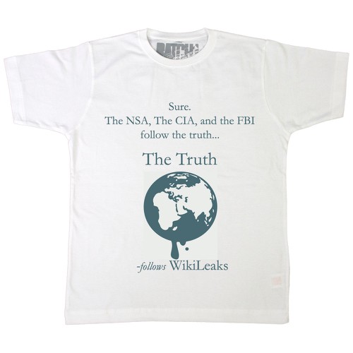 New t-shirt design(s) wanted for WikiLeaks Diseño de w r rodgers III