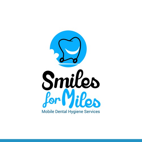 Fun yet professional Logo and Business card for Mobile Dental Hygiene