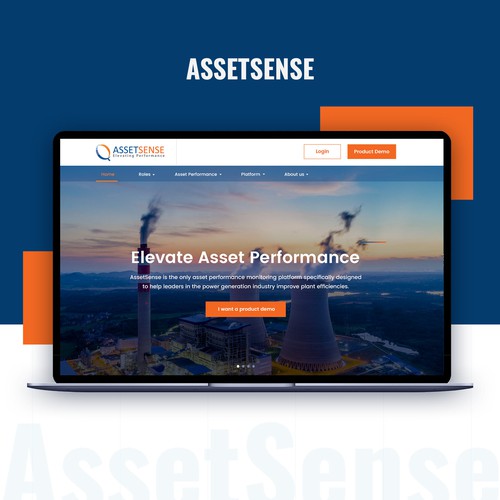 Engaging B2B Website Upgrade for AssetSense Design by MercClass