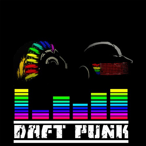 99designs community contest: create a Daft Punk concert poster-ontwerp door gdustin