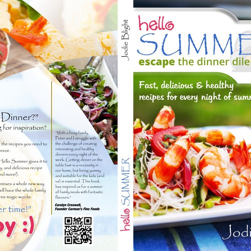 hello summer - design a revolutionary cookbook cover and see your design in every book shop Ontwerp door Micro-FX