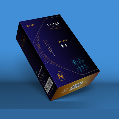 EMMA Coffee filter paper needs a smart packaging Design by OMEKHU786