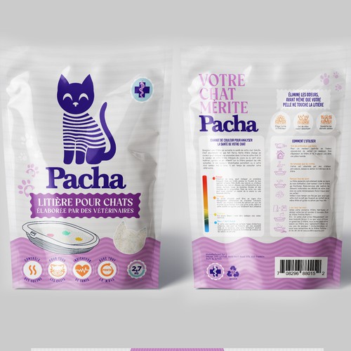 Cat Litter startup Minimalistic packaging - Contest Design by agooshe