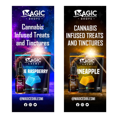 Magic 3 Sided Banner Design by Inspiremind