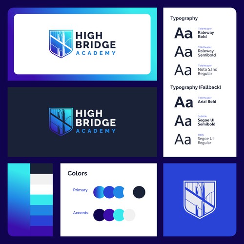 High Bridge Academy Brand Refresh: Logo and Colors Revamp Needed! Design by Potatohead Std.