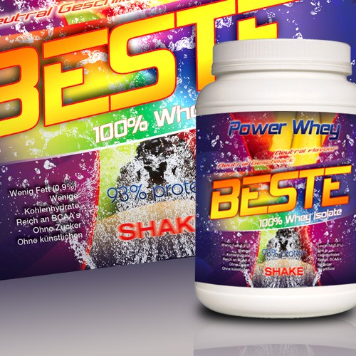 Diseño de Striking, colourful, fruity label needed for the best Protein de svo