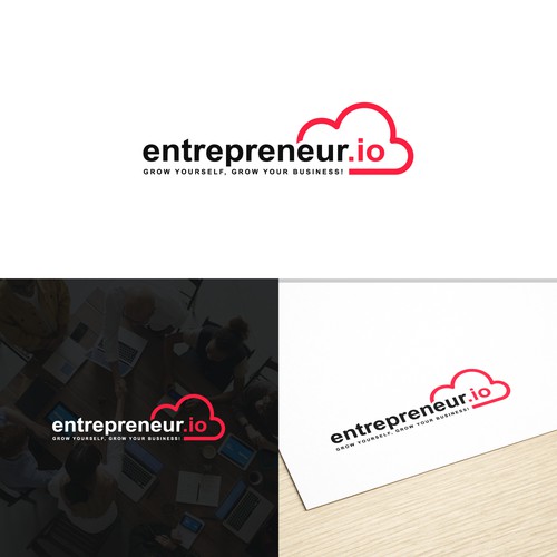 NEW LOGO: Entrepreneur.io - Entrepreneurs Helping Entrepreneurs Design by RheyDesign24