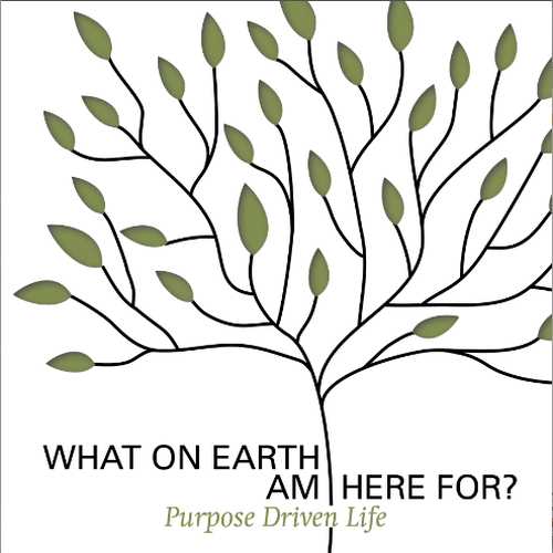 Book cover redesign for "What on Earth Am I Here For? The Purpose Driven Life" by Rick Warren Design by casew