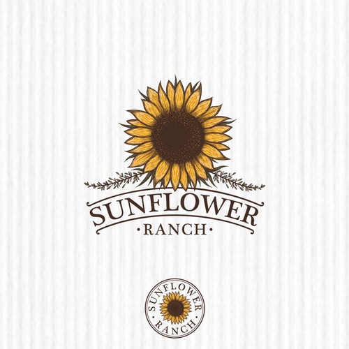 Sunflower Logos the Best Sunflower Logo Images 99designs