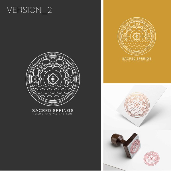 logo design for "Sacred Springs"