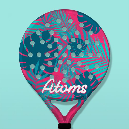 Padel Racket Design Competition. Design by ScottTierneyCreative