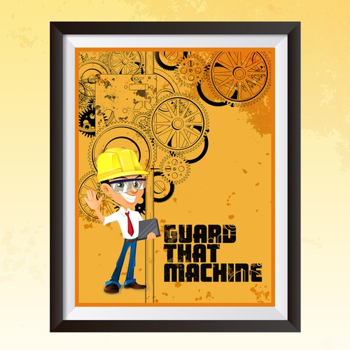 Design by Saveht titled "Create a Compelling Poster to Keep Employees Safe"