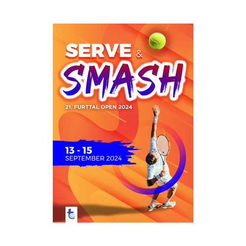 Aces & Action: Cool Flyer for a Tennis Tournament Design by Elif Aydogan